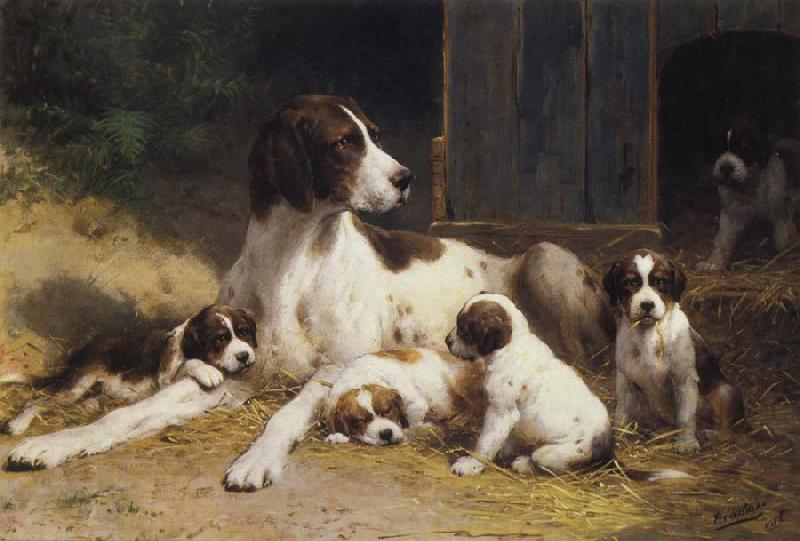Otto Eerelman Dogs oil painting picture